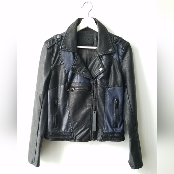 BLANK NYC Leather Moto Jacket - Size S - Picture 1 of 1
